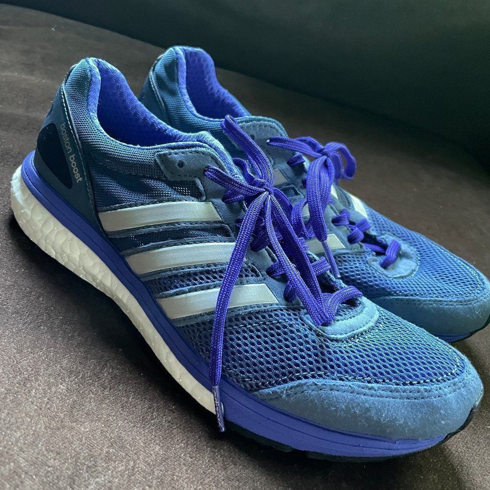 Mint Condition Adidas Boston Boost Prussian Blue Womens 6.5 US 38 EUR